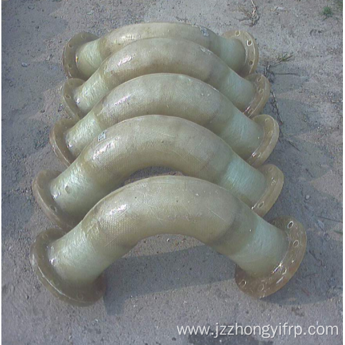 Fiberglass reinforced plastic elbow for paper industry FRP